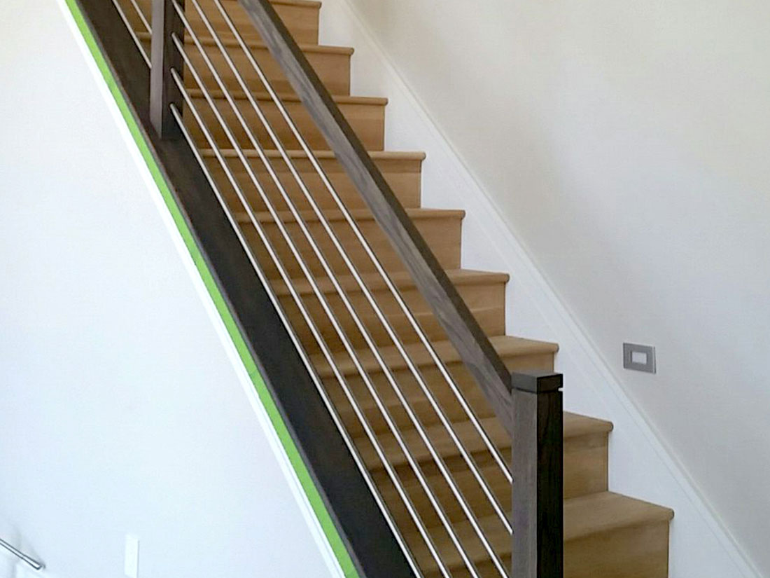 Horizontal Metal Railings | Modern Stair Railings | Stair Rail Systems